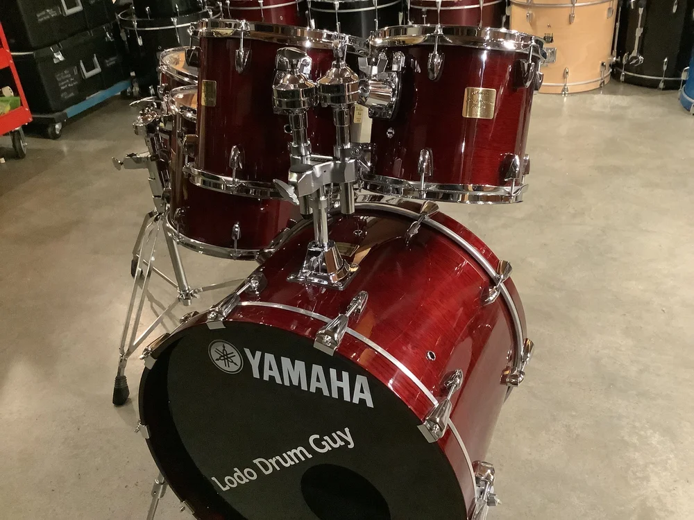 Drum Kits-Yamaha Birch Custom ABSOLUTE shell pack Japan CHERRYWOOD